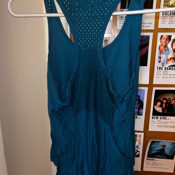 Blue Racerback Tank Top - Picture 2 of 2